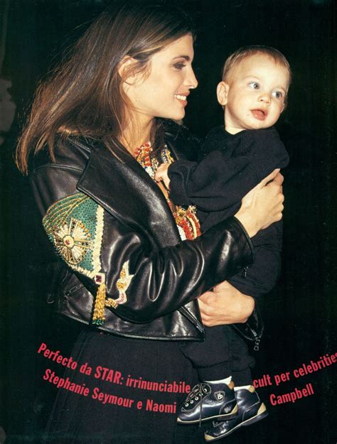 Although they were only together for a year, they had a child, Dylan Thomas Andrews together. . Stephanie seymour son dylan